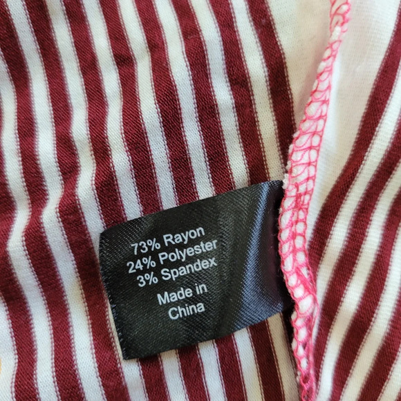 Lane Bryant Sharkbite Hem Striped Casual Dress Size Women's Plus Size 18/20 - Picture 13 of 13